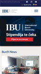 Mobile Screenshot of ibu.edu.ba