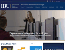 Tablet Screenshot of it.ibu.edu.ba