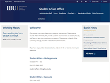 Tablet Screenshot of gsu.ibu.edu.ba